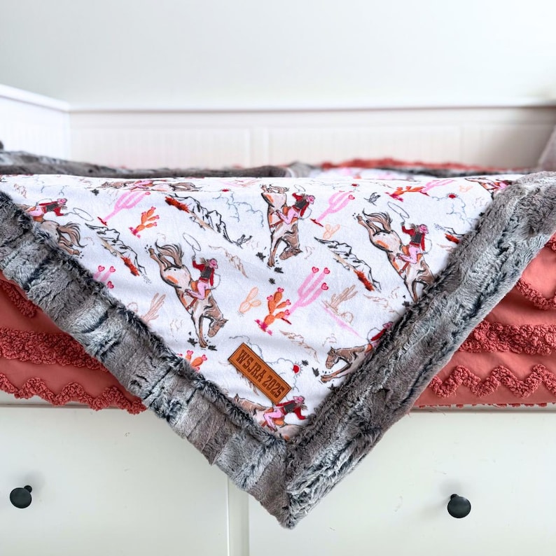 Cowgirl Bedding Soft Western Minky