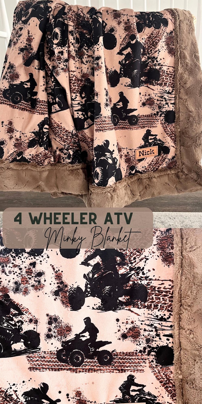 4 wheeler ATV baby boy shower gift