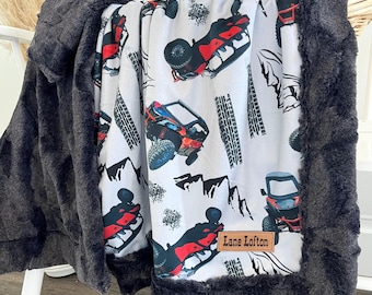 Can Am Minky Blanket Can Am Maverick Accessories Side by Side ATV Boy Blanket Cuddle Minky Adult Blanket Off Roading Gear Gift for Dad