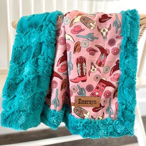 cowgirl retro blanket