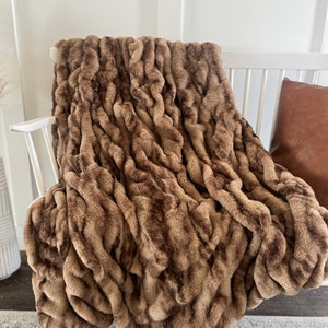 fur blanket minky
