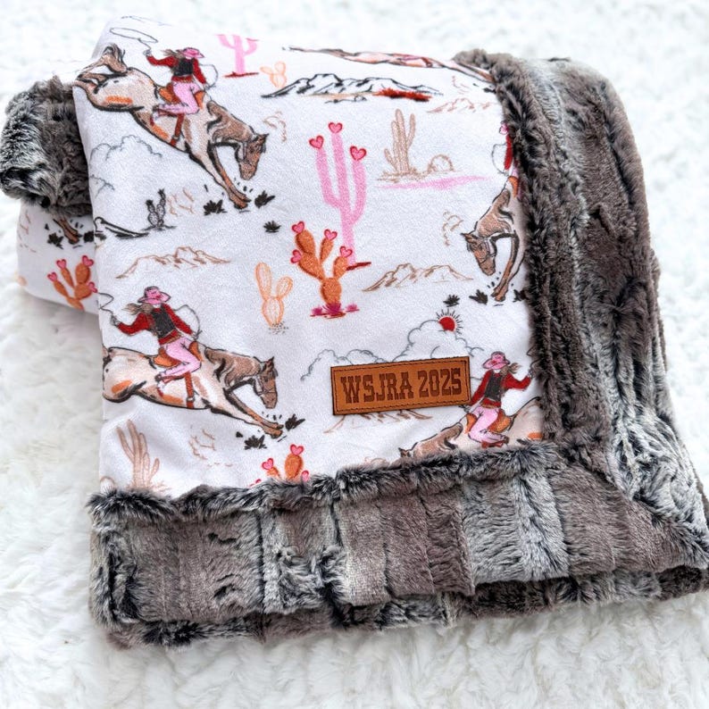 Baby Girl Horse Blanket