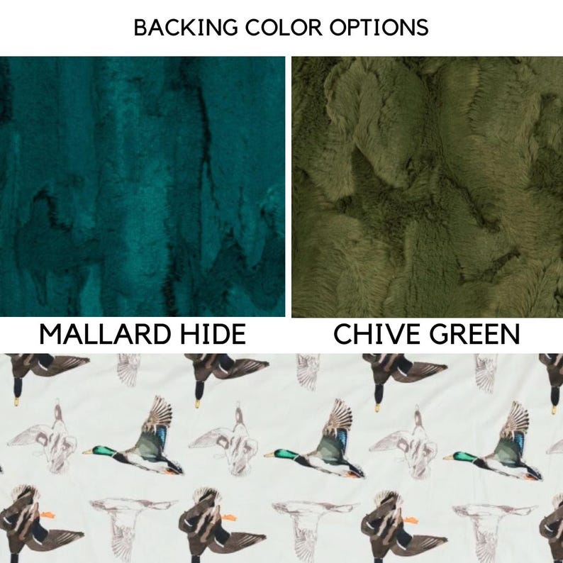 Duck Hunting Baby Blanket Mallard Duck Nursery Crib Bedding Baby Name Gift Baby Shower Custom Swaddle Outdoor Theme Decor Boys Room Idea afbeelding 3