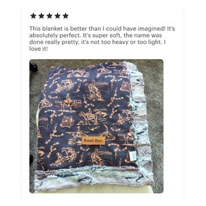 Cowboy Baby Name Blanket