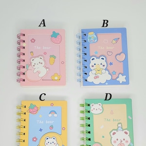 Kawaii - The Bear Small Notebook - Journal - Cute