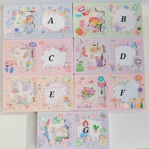 Kawaii Sticker Sheets & Notepad Sheets, For Journal, Notebooks, Stationery