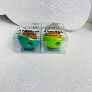 Avocado Sharpener With Eraser - Etsy