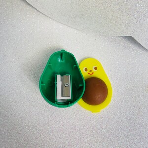 Avocado Sharpener With Eraser - Etsy