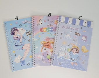 Cute Reusable Sticker Book - Collezione di adesivi - Carta di rilascio - Sticker Journal