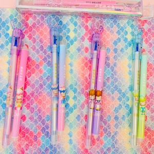 Kawaii Erasable pen, Blue ink pen, Erasable, Fairy, Deer