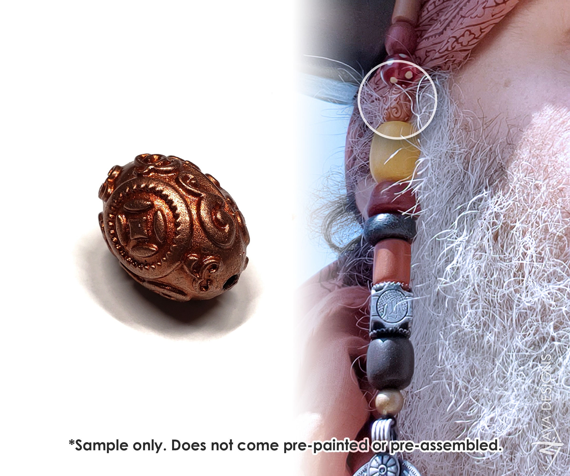 Fancy Bead | 3D Printing STL Files [Digital Download]