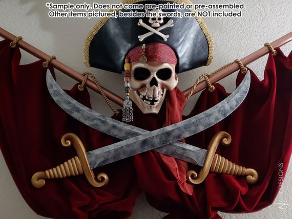 Pirate Sword — 3D Print Files (Digital Download)