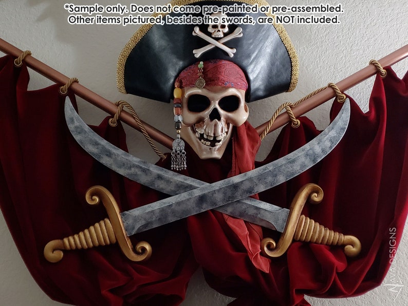 Pirate Sword — 3D Print Files (Digital Download) image 1