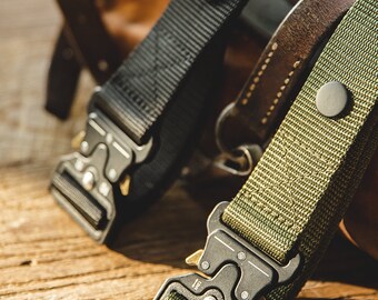 Cobra Tactical Belt, Military Style Belt, Minimalist Men Belt, Gift for Him