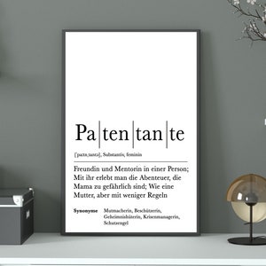 Godmother | posters Annunciation | gift | Definition | babies | Pregnancy | anticipation | Godmother | Godmother | Thanks | Art print digital