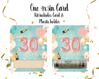 Birthday Card | Happy Birthday Card | 30th Birthday | Money Card | Gift Card Holder for birthday