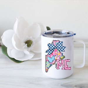 Portland Maine Mug, State Of Maine Coffee Mug, Maine State Mug, Maine Souvenir, Maine Mug, Rather be in Maine gift, Maine Souvenir Gift