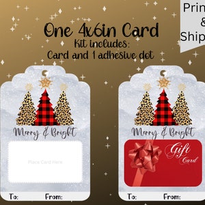 Christmas Gift Card Holder | Christmas Gift Card | Holiday Card | Stocking Stuffers | Gift Card