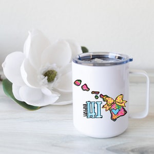 Hawaii Travel Mug: State Souvenir Camping Gift
