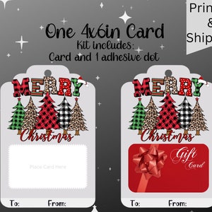 Christmas Gift Card Holder | Gift Card Holder | Stocking Stuffer | Gift Card | Holiday Gift Card Holder