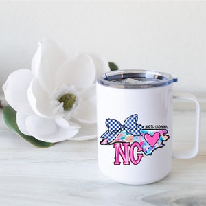 North Carolina Map For Mug, North Carolina State Mug, North Carolina Coffee Mug,  North Carolina Gifts,  Moving Away Gift