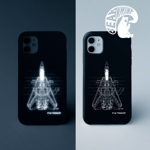 Led light 'F-14 Tomcat Fighter jet' phone cases-cover for Samsung, Huawei & iPhone 13 12 11 XR XS Max 8 7 6 Pro Plus Mini/personalized cases