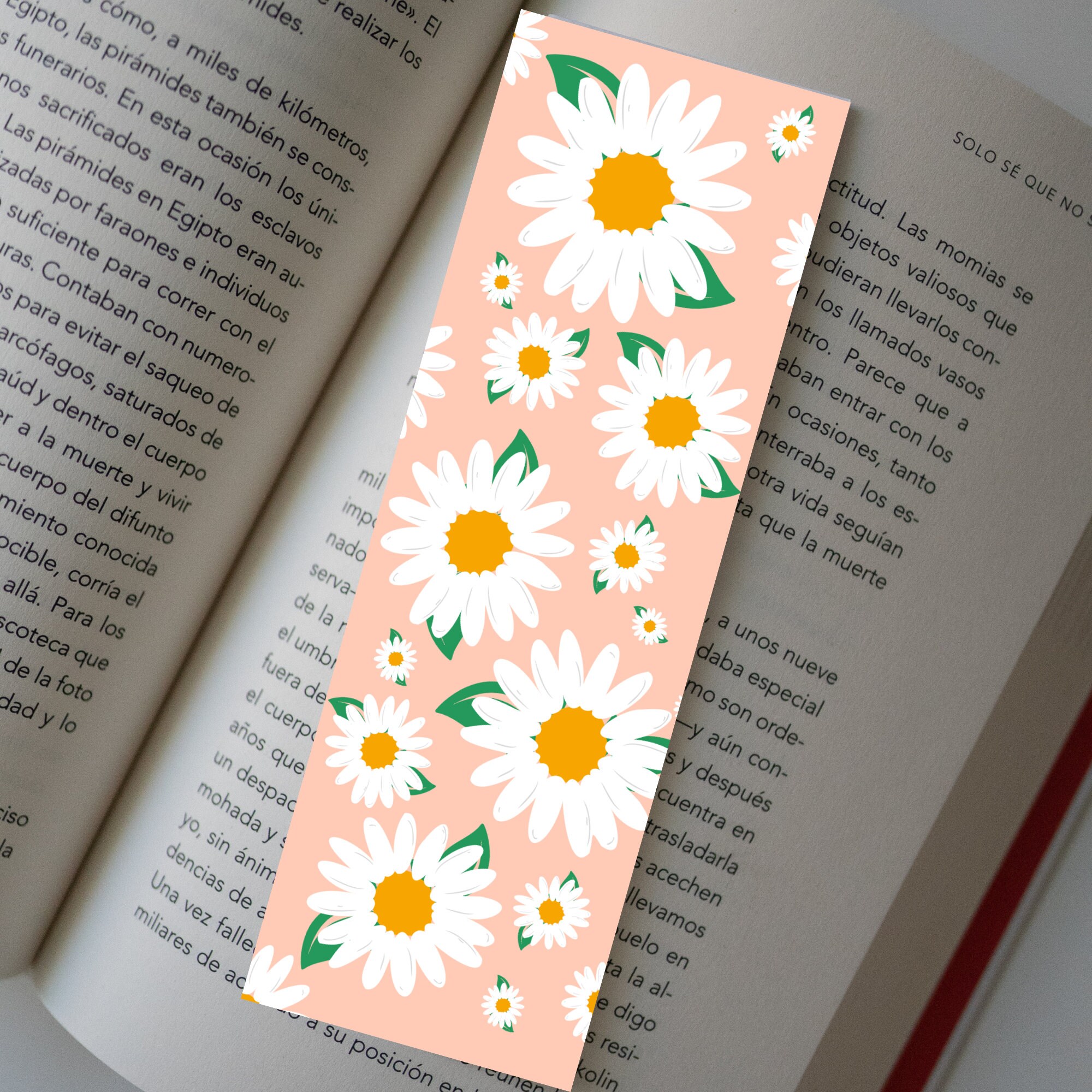 Spring Daisy Printable Bookmarks, Bookish Bookmark Set, Page Savers ...