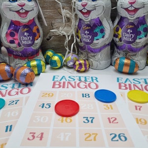 Childrens Easter Bingo Pack, Set of 30 Unique Cards, Children's Easter ...