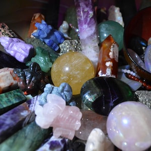 Crystal Confetti Crystal Scoop,  Lucky Crystal Scoop, Crystal Towers, Crystal Carvings, Bracelets & more!!!!