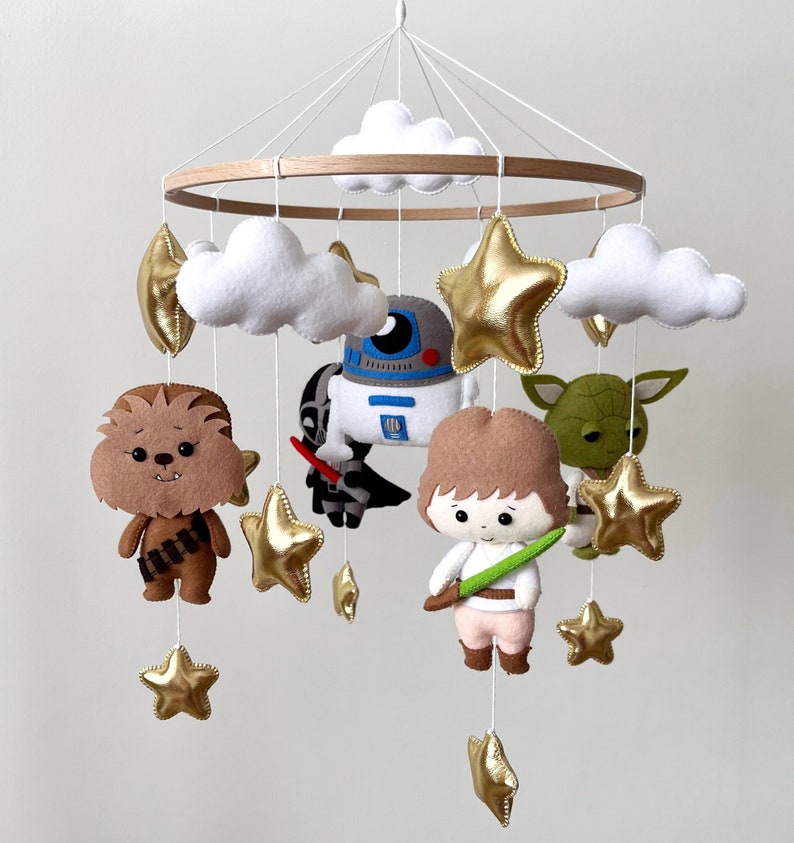 Star Wars Crib Mobile Star Wars Nursery Decor Etsy