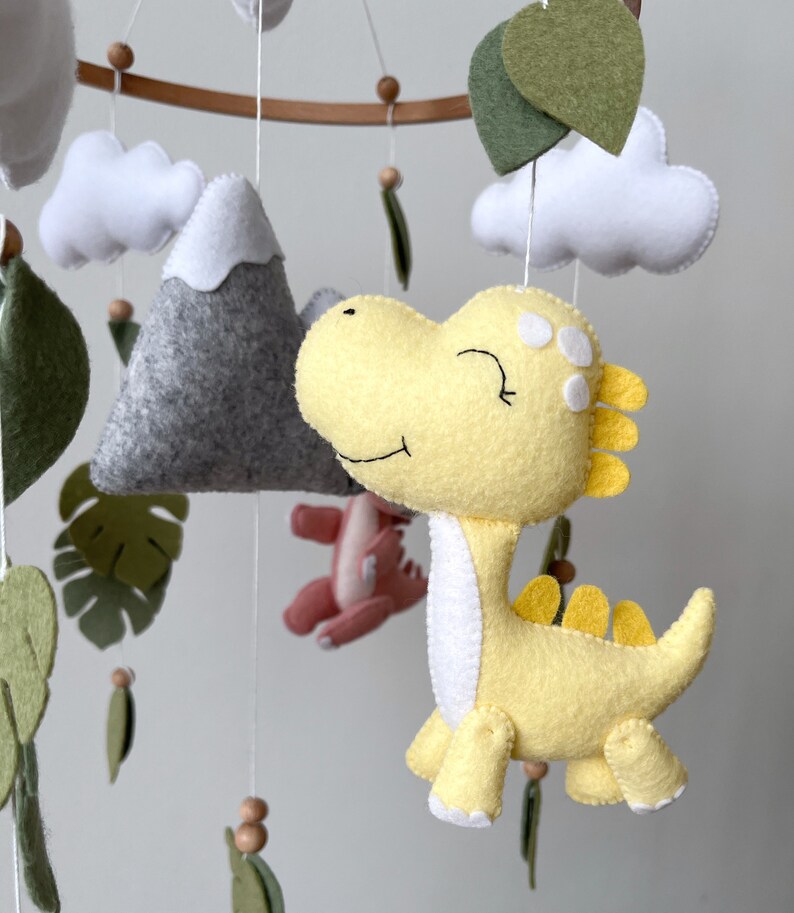 Dinosaur Crib Mobile Dinosaur Nursery Decor Etsy