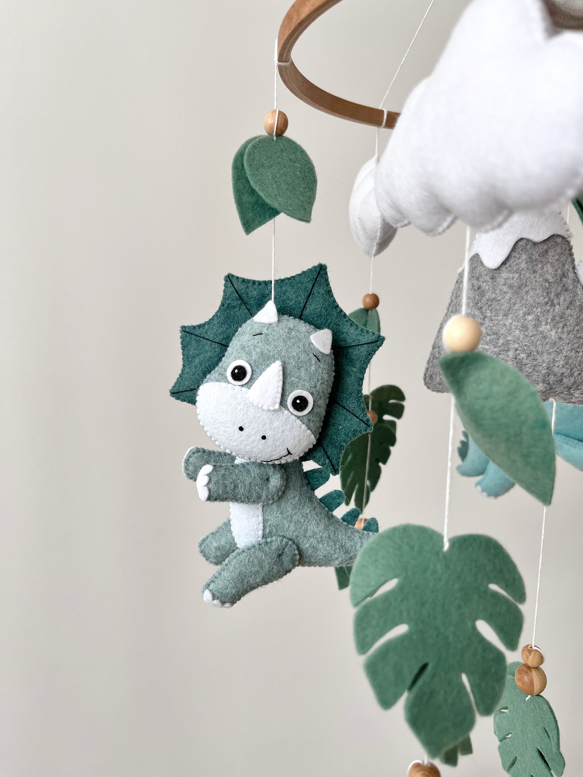 Dinosaur Crib Mobile Dinosaur Nursery Decor Etsy