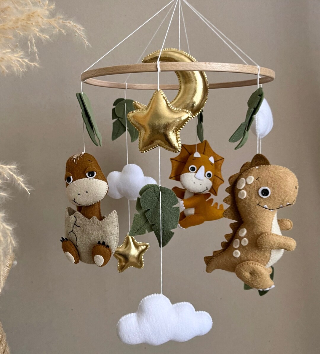 Dinosaur Crib Mobile Dinosaur Nursery Decor Etsy
