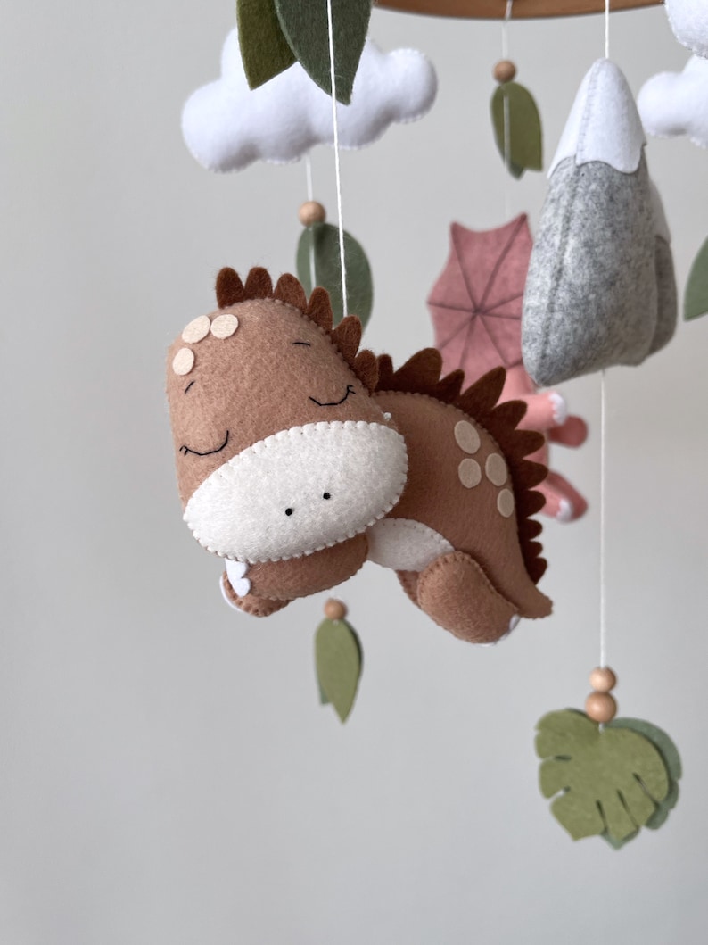 Dinosaur Crib Mobile Dinosaur Nursery Decor Etsy