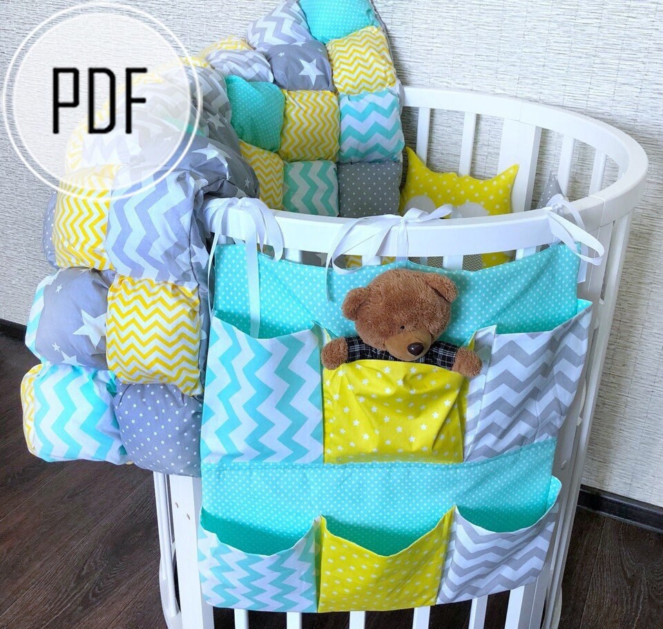 Baby Room Organizer Pdf Organizer for Baby Cot Hanging Etsy