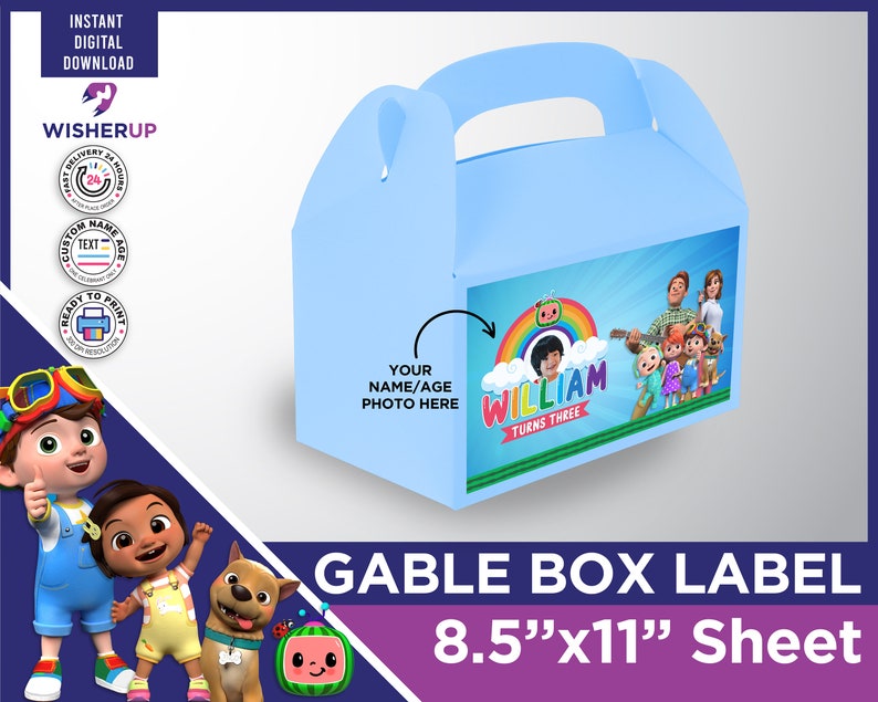 Custom Gable Box Favor Boxes Etsy México