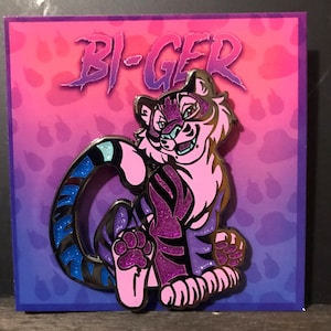 Bi-ger Tiger Pride Enamel Pin