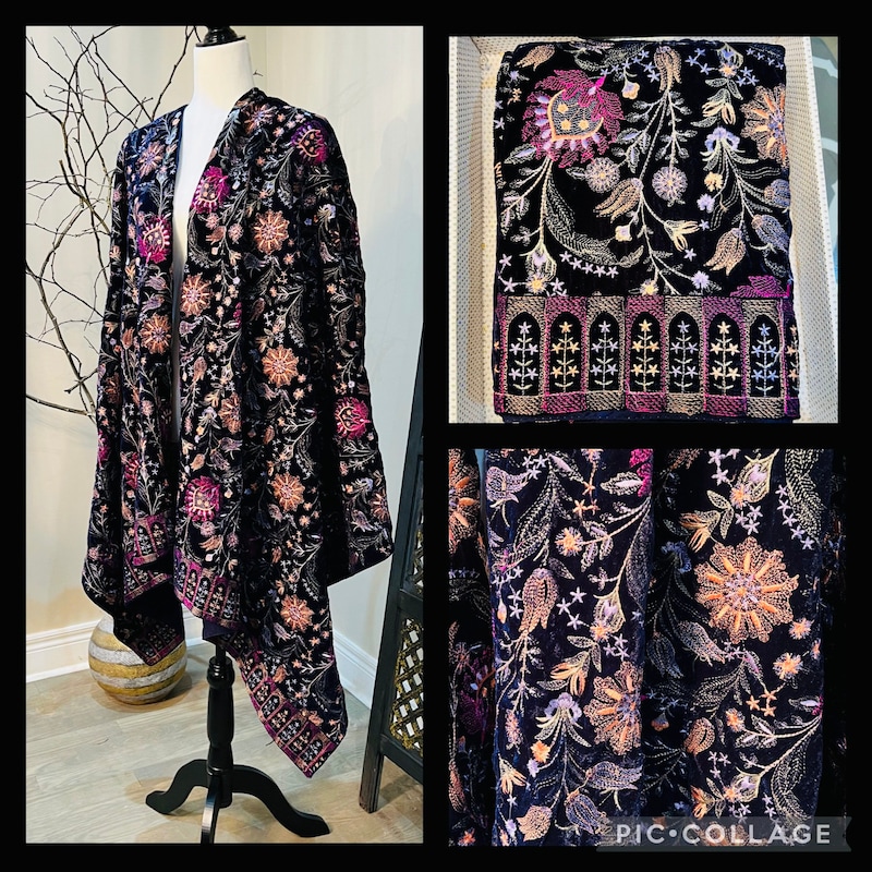 Velvet Wool Shawl's - S47