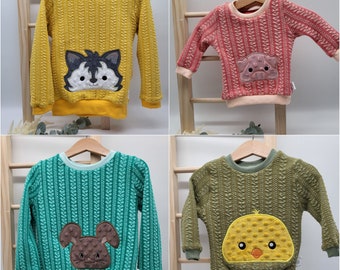 Pullover Kinder Sweatshirt Frühling/Sommer Geschenk Baby Junge Mädchen personalisiert