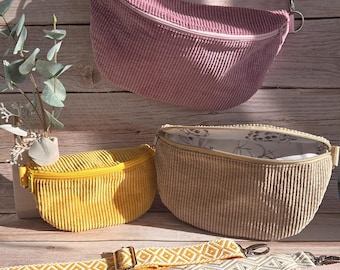Bauchtasche / Crossbodytasche aus Cord