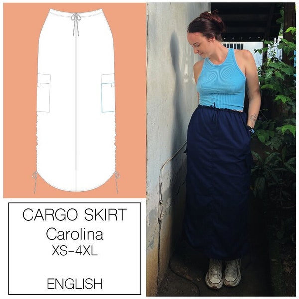 Cargo Skirt Etsy