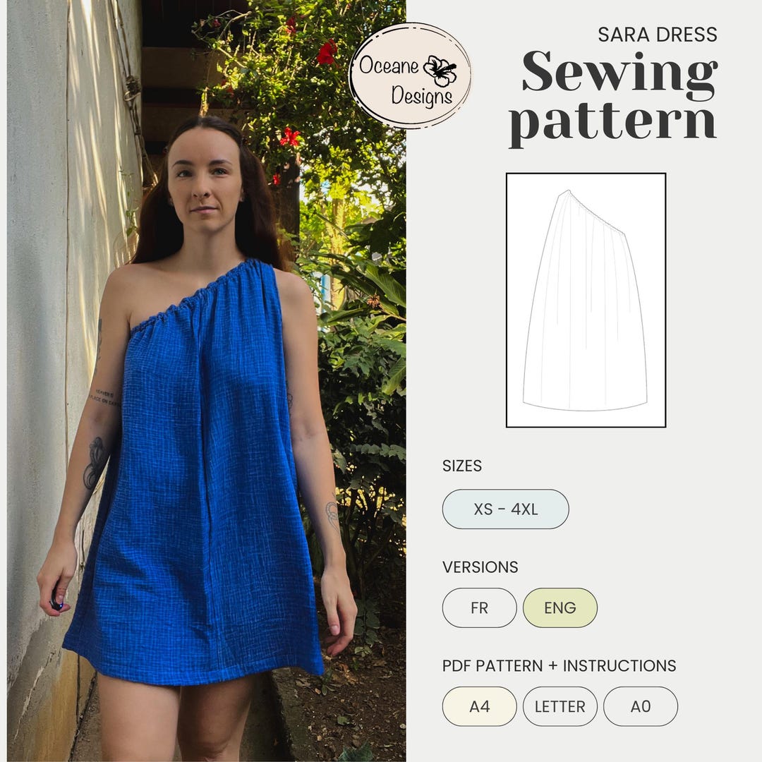 PDF Sewing Pattern Sewing Pattern Sara Dress