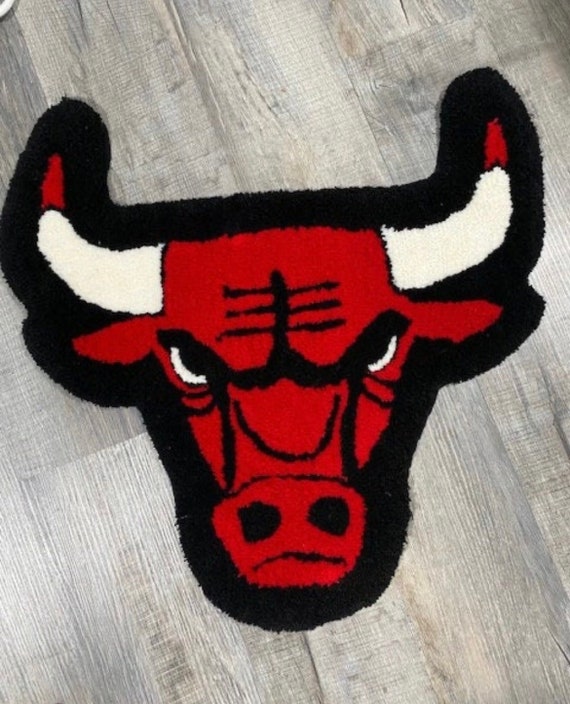 Chicago Bulls Rug NBA Team Rug Bulls Wall Art Home Décor Etsy