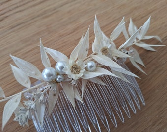 Haarkamm "HANNA" | Boho |Trockenblumen | Hair cromb | Dried flowers | Braut | Floraler Haarschmuck | Kopfschmuck | Vintage