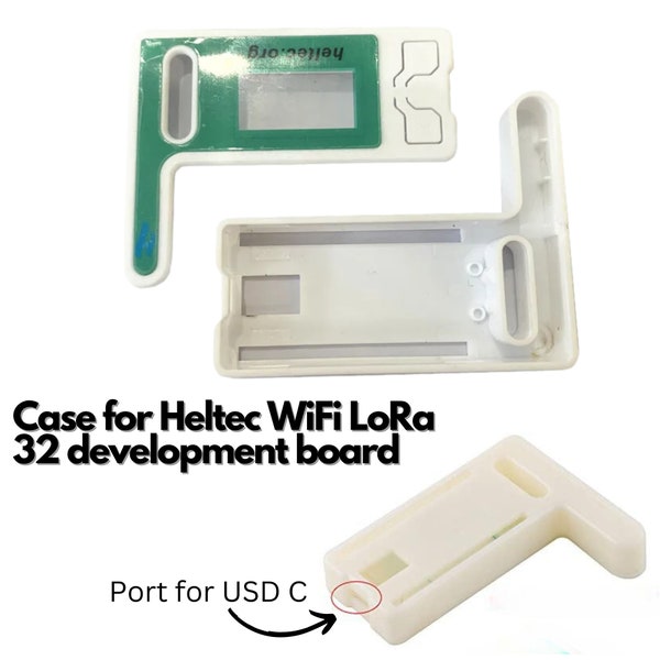 Protective DIY Case for for Heltec WiFi LoRa 32 development board, specifically for the V3 versions of that board