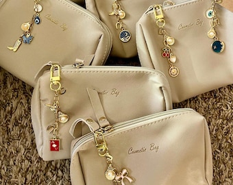 Crea tu propio llavero/dije para bolso personalizado/dije para llavero/accesorio para bolso/regalo personalizado/regalo para el Día de la Madre/regalo para novia/inicial