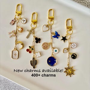Make Your Own Keychain/Custom Bag Charm/Keychain Charm/Purse Accessory/Custom Car Keychains/Custom Gift for Girlfriend/Handbag Charm