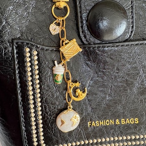 Make Your Own Keychain/Custom Bag Charm/Keychain Charm/Purse Accessory/Custom Gift for Girl Friend/Personalized Gifts for Mom/Handbag Charm