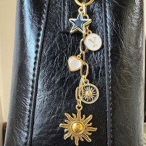Make Your Own Keychain/Custom Bag Charm/Keychain Charm/Purse Accessory/Gift for Girl Friend/Mothers Day Gift/Christmas Gift/Initial