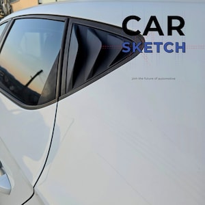 Juego de 2 aletas y lunetas traseras para Seat Leon 5F (12&#39;-20&#39; 5D)